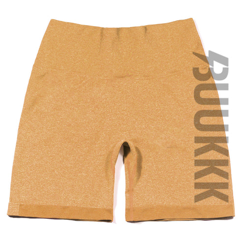 Women's Hi-Waist Skinny Active Running Yoga Shorts