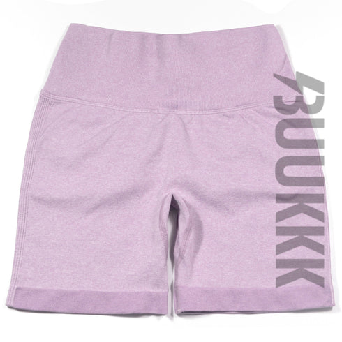 Women's Hi-Waist Skinny Active Running Yoga Shorts