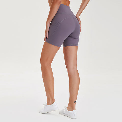 Women's Hi-Waist Skinny Butt Lifter Running Shorts
