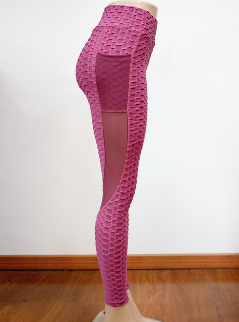 Women's Hi-Waist Skinny Tie-dye Breathable Yoga Pants