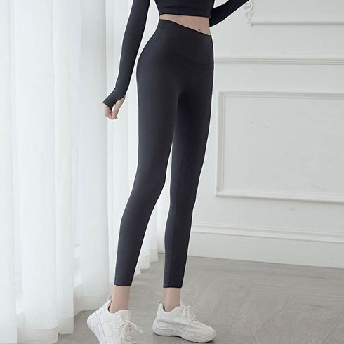 Women's Hi-Waist Stretchy Skinny Running Pants