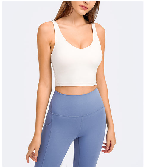 Women's High Impact Support Crop Sport Tank