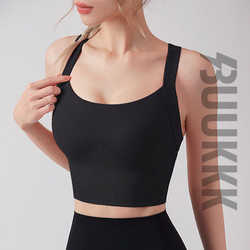 Women's High Impact Support Fitness Bra Pullover Sports Tank