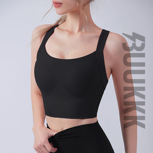 Women's High Impact Support Fitness Bra Pullover Sports Tank