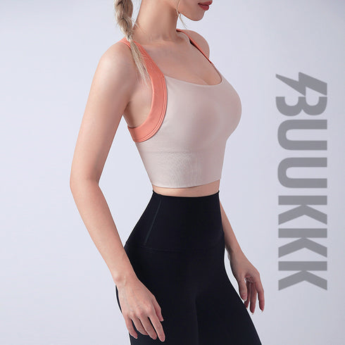 Women's High Impact Support Fitness Bra Pullover Sports Tank