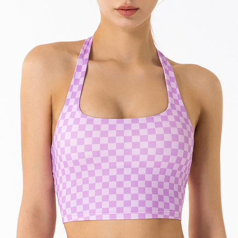 Women's High Impact Support Sexy Backless Yoga Bra Activewear