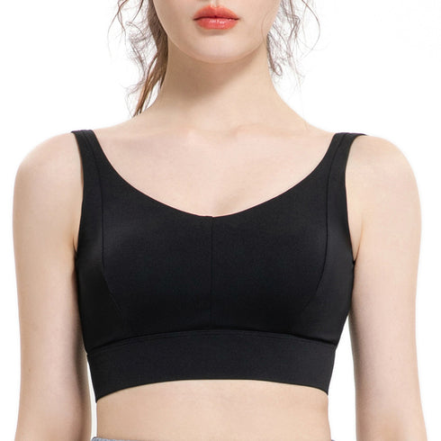 Women's High Impact Support Sports Bra Back 3 Rows Clasp