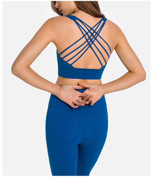 Women's High Impact Support Yoga Workout Sports Bra