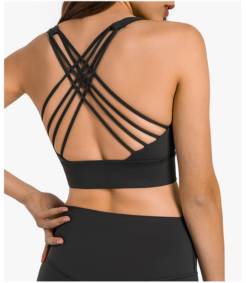 Women's High Impact Support Yoga Workout Sports Bra