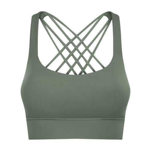 Women's High Impact Support Yoga Workout Sports Bra