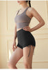 Women's High Waist Drawstring Butt Lifter Running Shorts