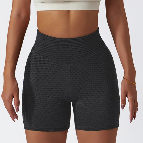 Women's High Waist Lift Hips Running Skinny Yoga Shorts