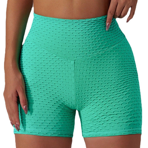 Women's High Waist Lift Hips Running Skinny Yoga Shorts