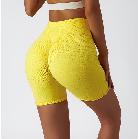 Women's High Waist Lift Hips Running Skinny Yoga Shorts