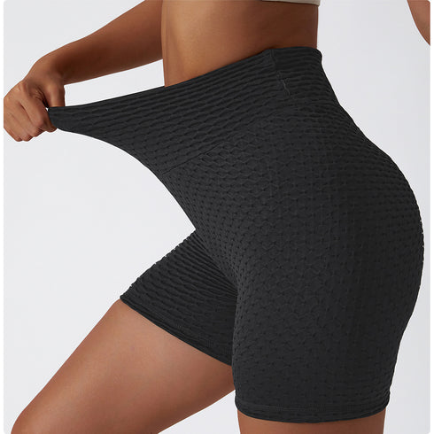 Women's High Waist Lift Hips Running Skinny Yoga Shorts