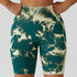 Women's High Waist Lift Hips Skinny Yoga Tie-dyed Shorts