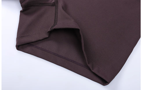 Women's High Waist Lift the Hips Stretchy Skinny Sport Shorts