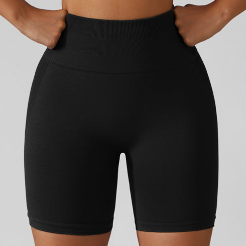 Women's High Waist Lift the Hips Yoga Fitness Shorts