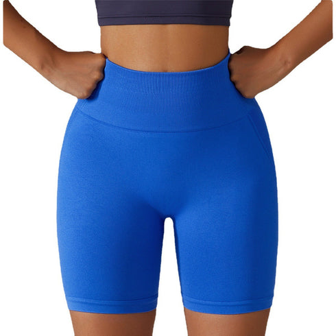 Women's High Waist Lift the Hips Yoga Fitness Shorts