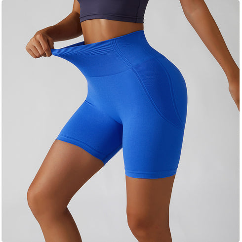 Women's High Waist Lift the Hips Yoga Fitness Shorts