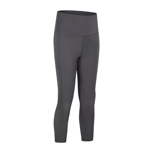 Women's High Waist Quick Dry Skinny Running Capri Pants