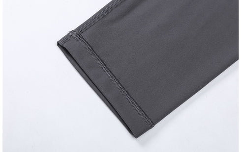 Women's High Waist Quick Dry Skinny Running Capri Pants