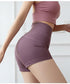Women's High Waist Running Activewear Yoga Shorts