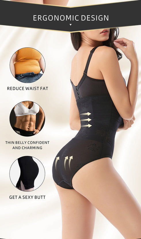 Women's High Waist Tummy Control Breathable Panties Body Shaper