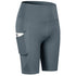 Women's High Waist Yoga Activewear Shorts with Pocket