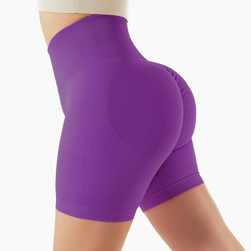 Women's High Waist Yoga Athletic Fitness Shorts Leggings