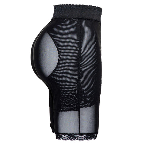 Women's High Waisted Breathable Mesh Toning Shorts Tummy Control