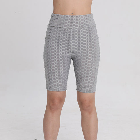 Women's High Waisted Fitness Yoga Shorts with Pocket