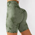 Women's High Waisted Lift Hips Yoga Tie-dyed Sport Shorts