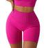 Women's High Waisted Running Skinny Yoga Stretchy Shorts