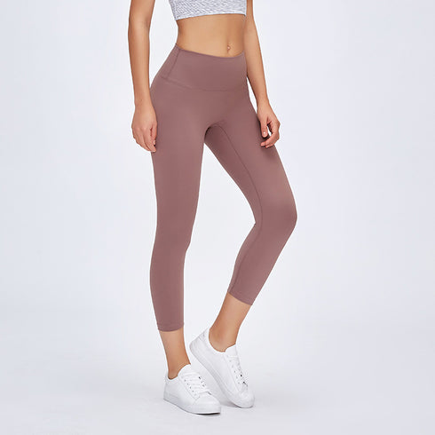Women's High Waisted Skinny Activewear Capri Pants