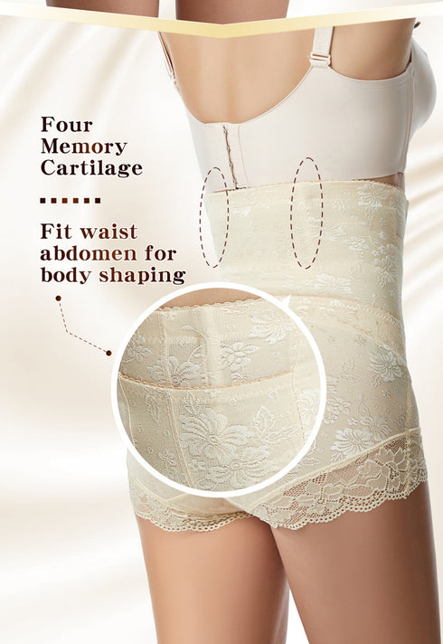 Women's High Waisted Tummy Tightening Butt Lifters Body Shaper