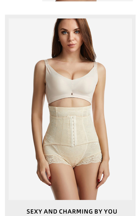 Women's High Waisted Tummy Tightening Butt Lifters Body Shaper