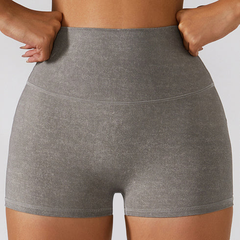 Women's High Waisted Yoga Athletic Fitness Shorts