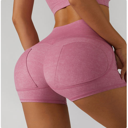 Women's High Waisted Yoga Athletic Fitness Shorts