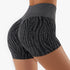 Women's High Waisted Yoga Leopard Printing Shorts