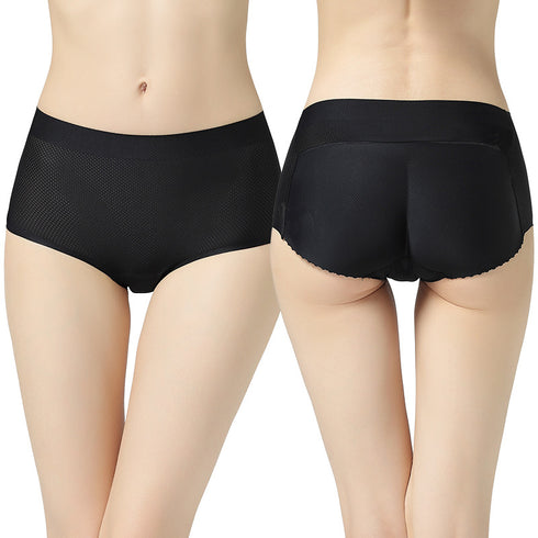 Women's Hip Pads Fake Butt Mid Waist Underwears Panties