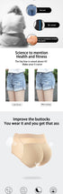 Women's Hip Pads Fake Butt Mid Waist Underwears Panties