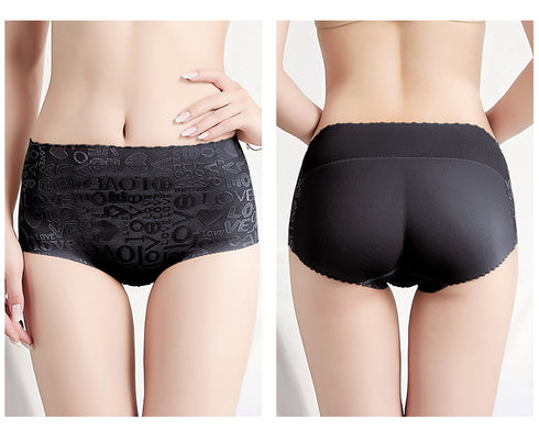 Women's Hip Pads One-piece Butt Lifter Mid Waisted Underwear