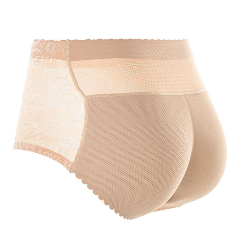 Women's Hip Pads One-piece Butt Lifter Mid Waisted Underwear