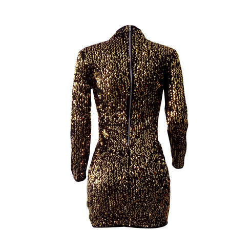 Women's Hip Wrap Sexy Sequined Bodycon Dresses