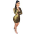 Women's Hip Wrap Sexy Sequined Bodycon Dresses