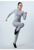 Women's Hollow Out Top Yoga Skinny Activewear Sets