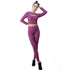 Women's Hollow Out Top Yoga Skinny Activewear Sets