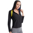 Women's Hot Sweat Body Shaper Zipper Long Sleeve Sport Tops