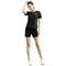 Women's Hot Sweat T-shirt Yoga Shorts Sauna Suits